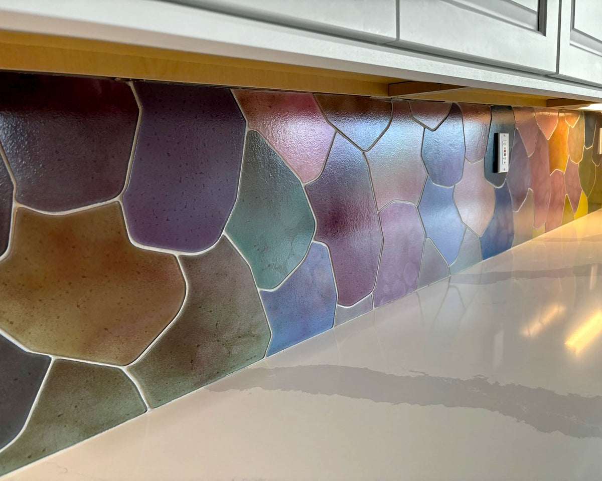 Pebble Sunset - Custom Backsplash