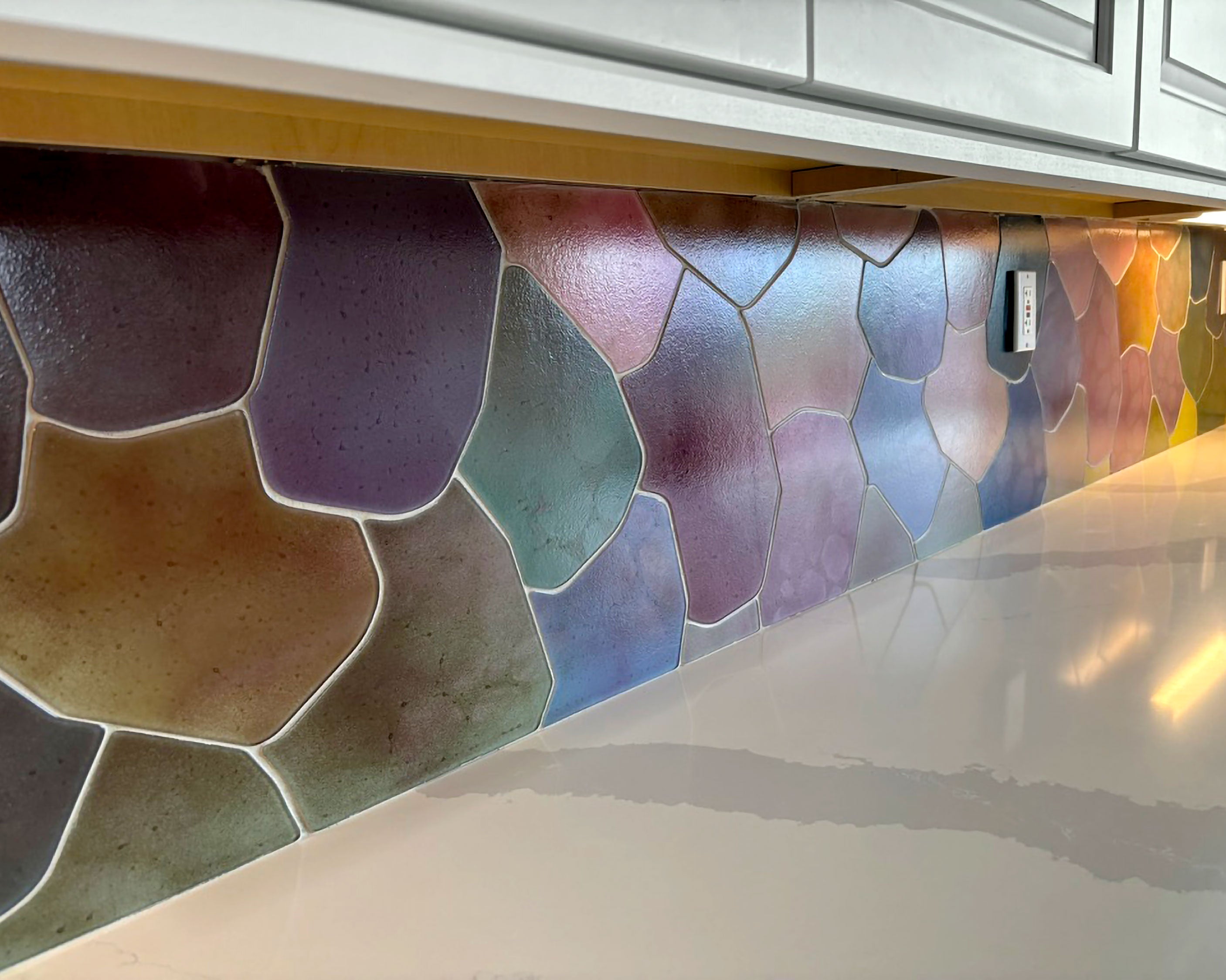 Pebble Sunset - Custom Backsplash