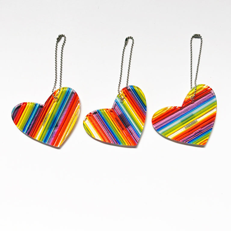 Rainbow Heart Ornament